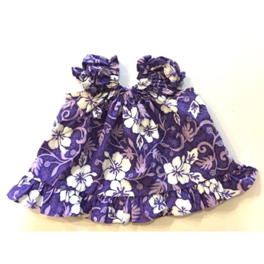 Winnie Fashion Purple Hawaiian Dress Size 24 month